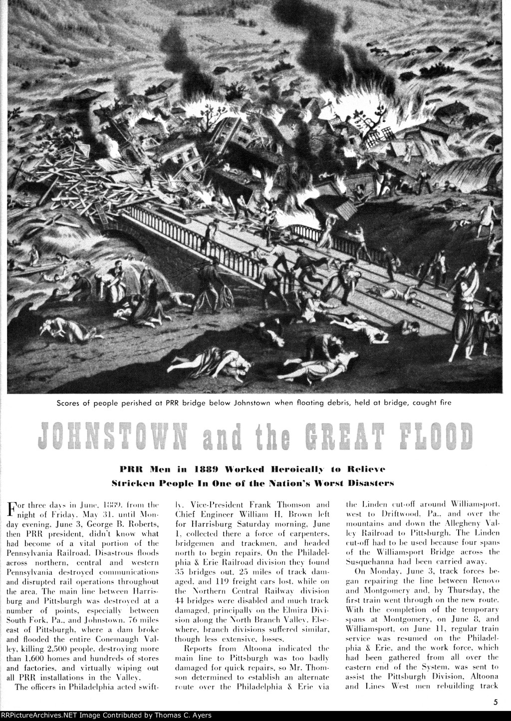 "The Great Flood," Page 5, 1953